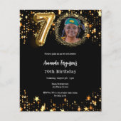 Black Gold Foto Stars 70. Geburtstagsfeier (Vorderseite)