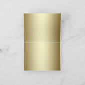 Black Gold Foto Vielen Dank Karten (Innenseite)