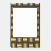 Black Gold Frame Post-it® Notes Post-it Klebezettel (Vorderseite)