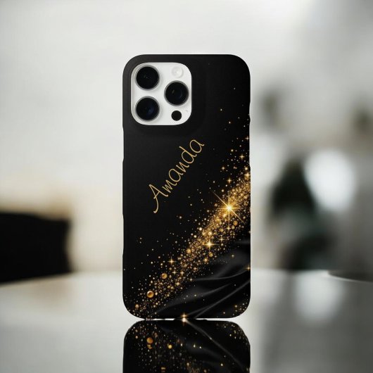 Black Gold Fusion Case-Mate iPhone Hülle
