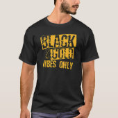Black Gold Game Day Group For High School Footbal T-Shirt (Vorderseite)