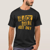Black Gold Game Day Notre Dame High School Footbal T-Shirt (Vorderseite)