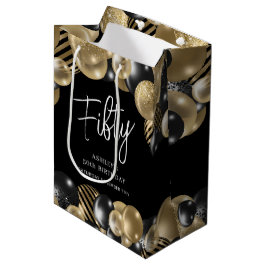 Black Gold Gast Parting Mittlere Geschenktüte