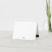 Black Gold Geburtstagsparty Danke (Rückseite)