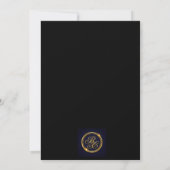 Black Gold Geschenkbox Karte | Firmen Danke (Rückseite)