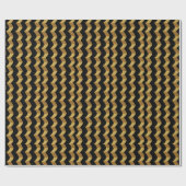Black Gold Geschenkpapier (Flach)