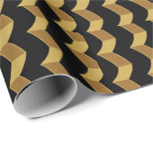 Black Gold Geschenkpapier (Rolleneckpunkt)