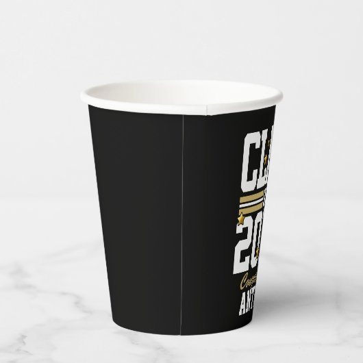 Black|Gold Geschlossen Class Paper Cups Pappbecher (Rechts)