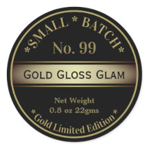 Black Gold Glam Gloss Lip Balm Beauty Produkt