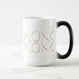 Black Gold Glam XOXO Verwandlungstasse