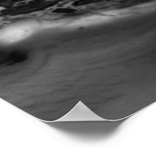 Black Gold Glitzer Agate Wedding Willkommenszeiche Poster (Ecke)