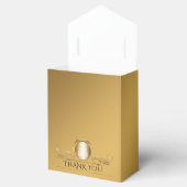 Black Gold Glitzer Diamonds Wedding Vielen Dank Geschenkschachtel (Geöffnet)