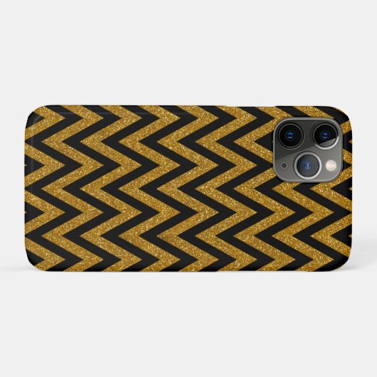 Black Gold Glitzer für ihre Premium Niedlich Simpl Case-Mate iPhone Hülle (Rückseite (Horizontal))