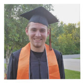 Black & Gold GRAD 4-Foto-Keepake Würfel (Vorderseite)