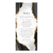 Black, Gold & Gray Mist Agate Programm (Vorne)