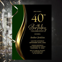 Black Gold Green 40. Geburtstagsfeier