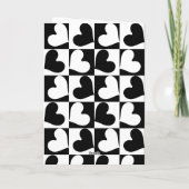 Black Gold Heart Foto Vorlage zum Jubiläum (Rückseite)