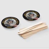 Black Gold High School Football Player Photo Fächer (Non-assembled)