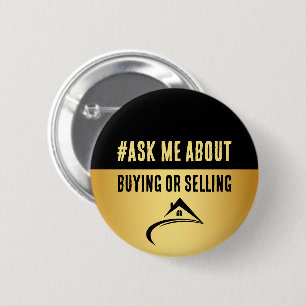 Black & Gold Immobilien Button