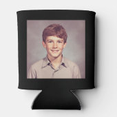 Black Gold Instagram Foto zum 70. Geburtstag Dosenkühler (Rückseite)