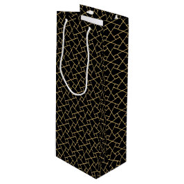 Black Gold Islamisches Muster Custom Wine Geschenk Geschenktüte Für Weinflaschen
