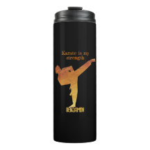 Black Gold Japanische Karate Silhouette Moderner N