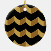 Black Gold Keramik Ornament (Hinten)