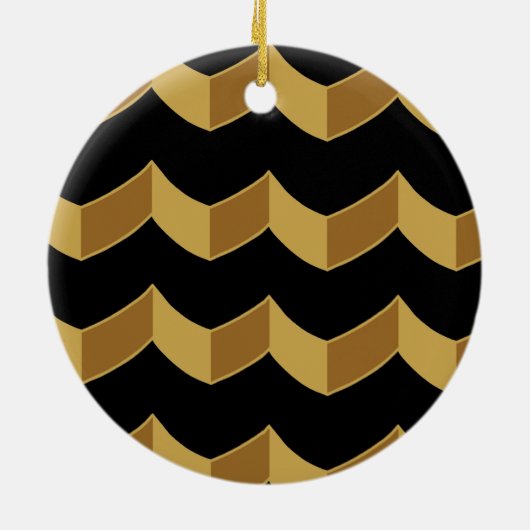 Black Gold Keramikornament (Hinten)