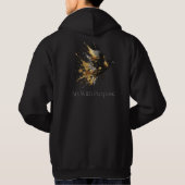 Black & Gold Kollektion Hoodie (Rückseite)