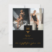 Black Gold Lace Boutique Gift Card (Vorderseite)