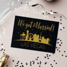 Black Gold Las Vegas Wedding Elopement Empfang