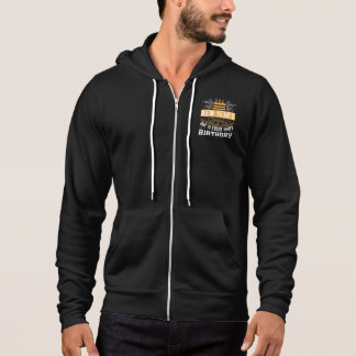 Black & Gold Legend Hoodie zum Geburtstag