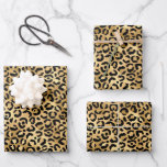 Black Gold Leopard Print Cheetah Animal Print Tren Geschenkpapier Set<br><div class="desc">Leopardenprint in Schwarz und Gold,  Tierdruck,  Gepard-Druck,  Packpapier-Blätter. In unserer Schwarz-Gold-Leopard-Druckkollektion finden Sie passende Produkte.</div>