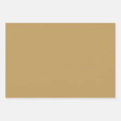 Black Gold Lilie French Wrapping Sheet Set Geschenkpapier Set (Vorderseite 2)