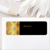 Black-Gold-Lilie mit Harlequin (Insitu)