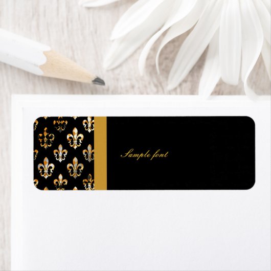 Black-Gold-Lilie mit Harlequin (Insitu)