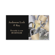 Black Gold Locksmith Business Card