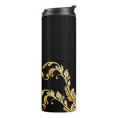 Black Gold Luxury Musiknote Thermosbecher (Nach links gedreht)