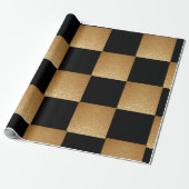 Black & Gold Luxus 2022 Geschenkpapier (Ungerollt)