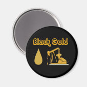 Black Gold Magnet (Vorderseite/Rückseite)