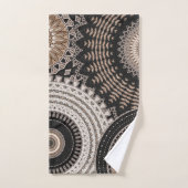 Black Gold Mandalase Badhandtuch Set (Handtuch)