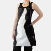 Black Gold Marmor Agate Glam Schürze (InSitu)