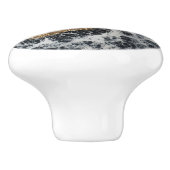 Black Gold Marmor Keramikknauf (Seitenansicht)