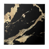 Black & Gold Marmor Prestige Keramik Tiles Fliese (Vorderseite)
