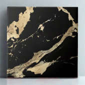 Black & Gold Marmor Prestige Keramik Tiles Fliese