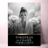 Black Gold Memorial Poster Graustufen