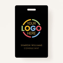 Black Gold Mitarbeiter-ID mit benutzerdefiniertem  Ausweis