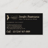 Black Gold Mobile Body Paint Tan Spray Visitenkarte (Rückseite)