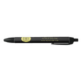 Black Gold Modern Professional Branding pen Kugelschreiber (Unterseite)