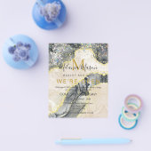 Black Gold Moderne flüssige Wasserfarbe Alkohol Ti Flyer (Einzeln)